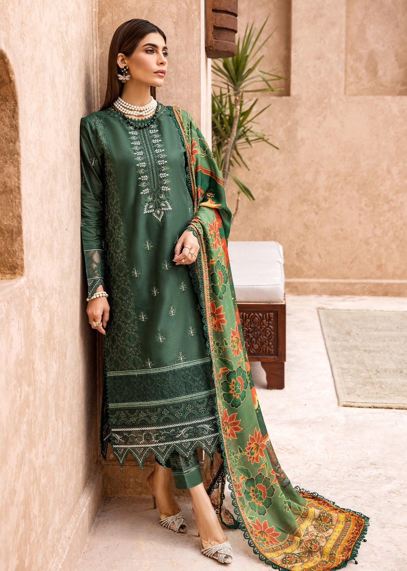 Shazme | Forest Green - SH-03 | Summer Lawn